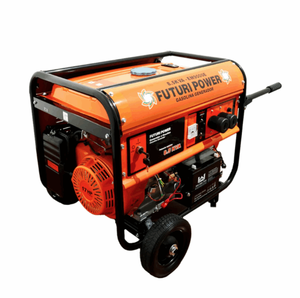 Generador Eléctrico a Gasolina Portátil Futuri Power 8.5 KVA para Hogar, Negocio y Emergencias