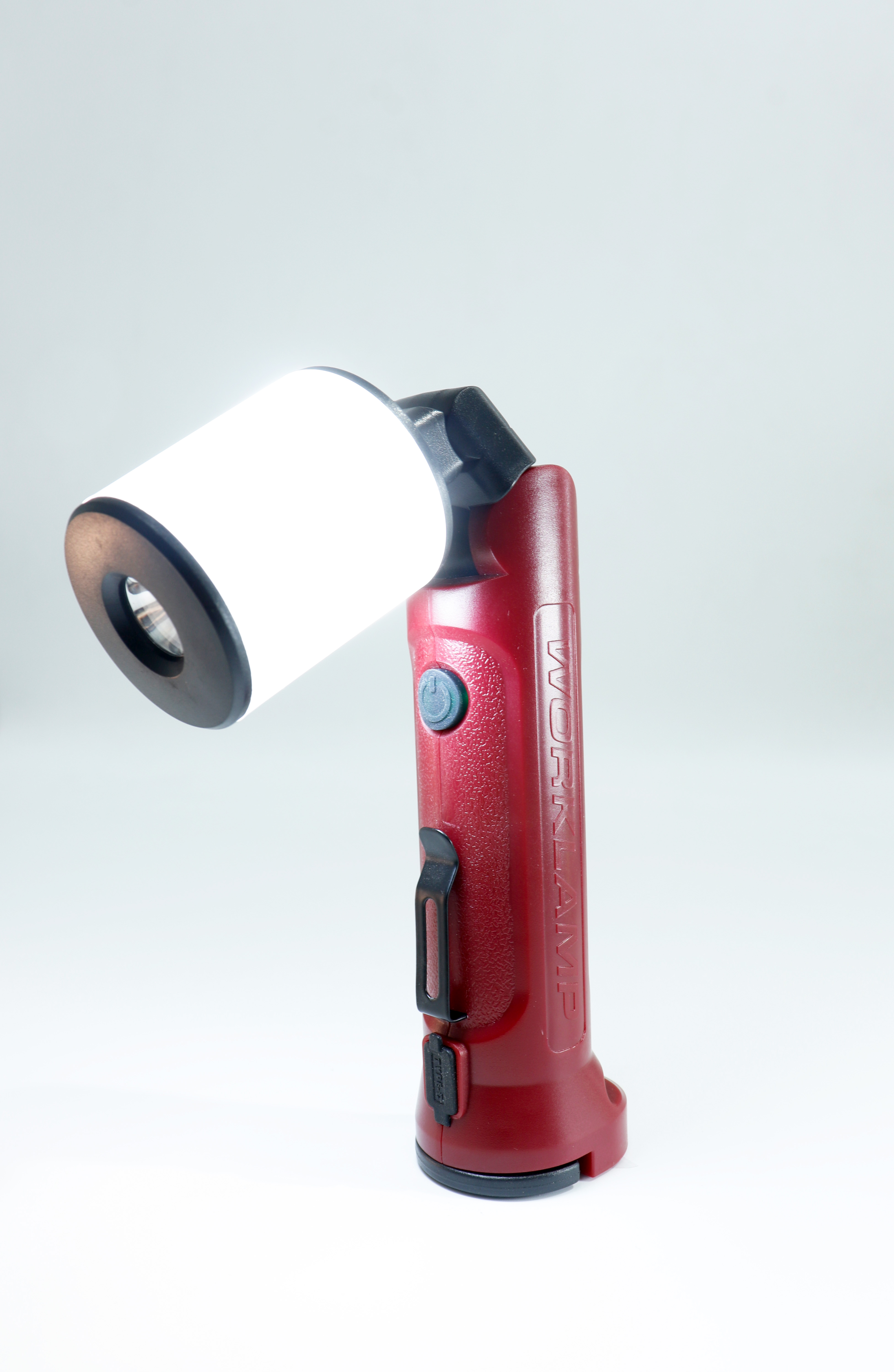 Lámpara de Trabajo LED Recargable con Base Magnética y Gancho - Luz Flexible para Reparaciones, Taller y Camping