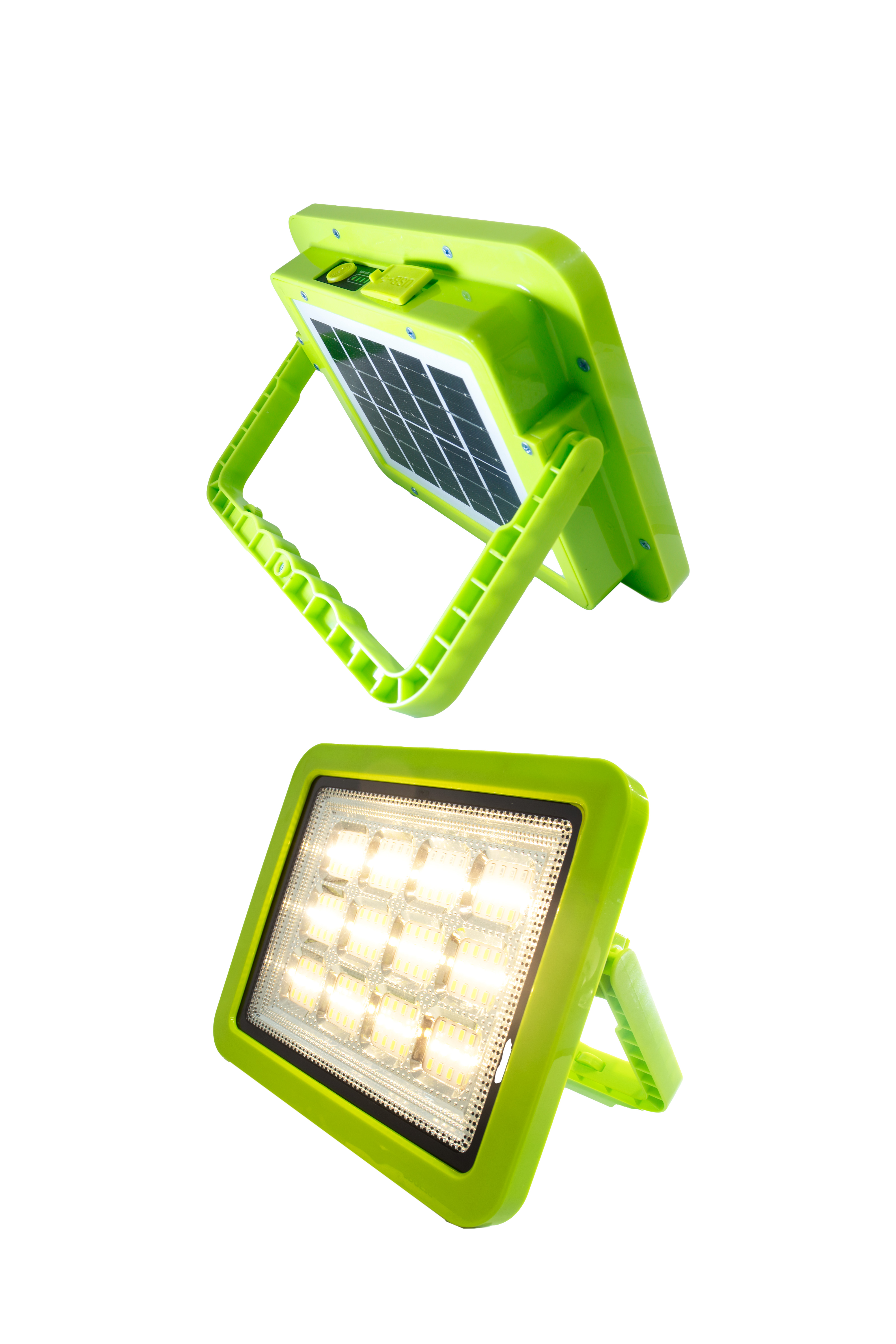 Lámpara Solar LED Portátil JLP-2192: Iluminación Brillante y Ecológica