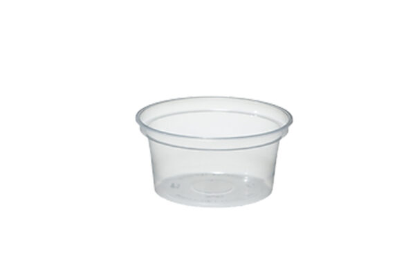 Tarrina Redonda Transparente BOPP 1/4 Litro Reutilizable - Paquete de 50 Unidades para Alimentos y Porciones Individuales